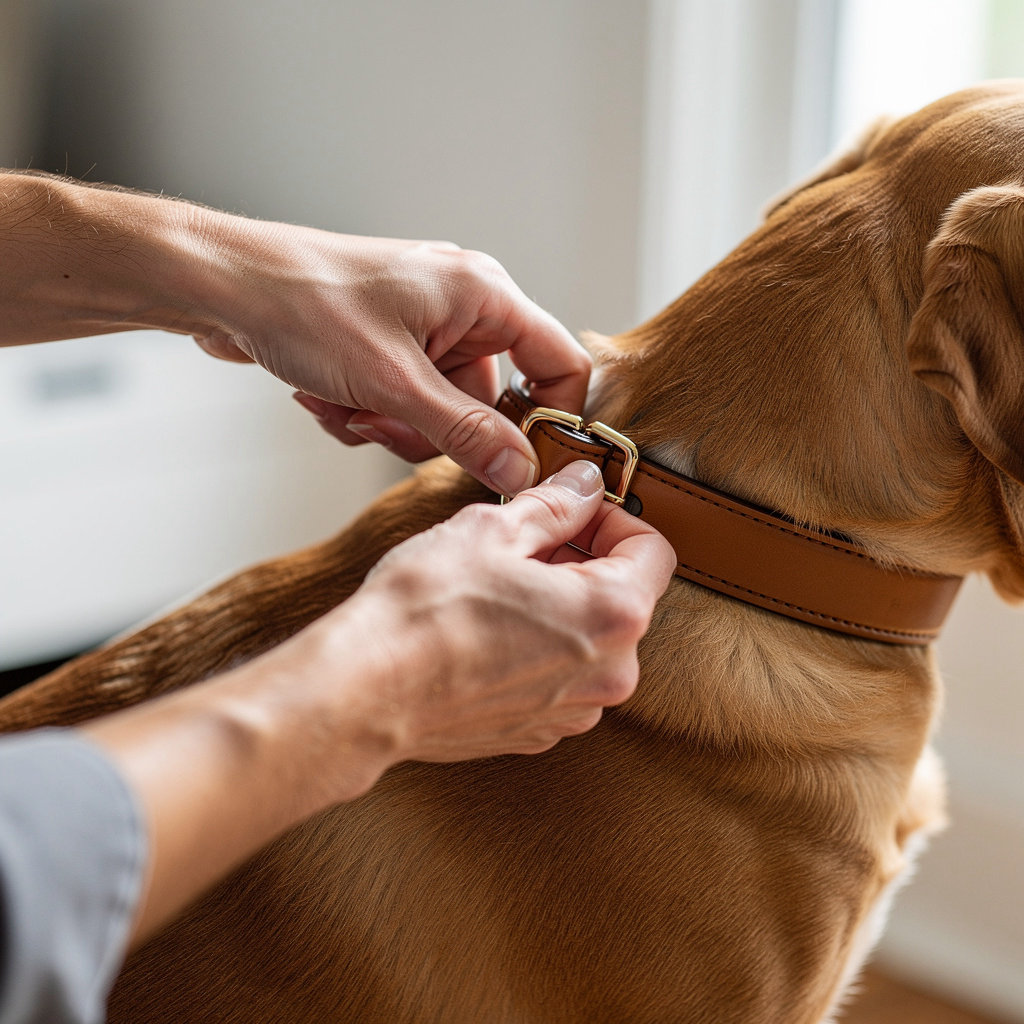 Suzanne's Pet Services professional dog trainer working with a happy dog in Greenwich, CT